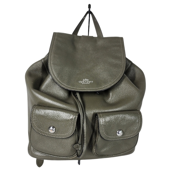 COACH PEBBLE LEATHER PENNIE BACKPACK